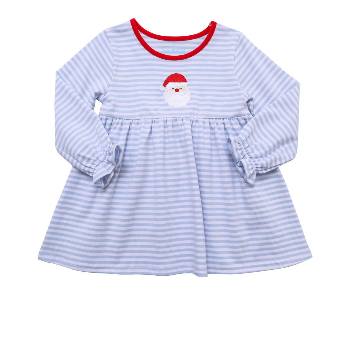 Santa Top and Red Legging Set