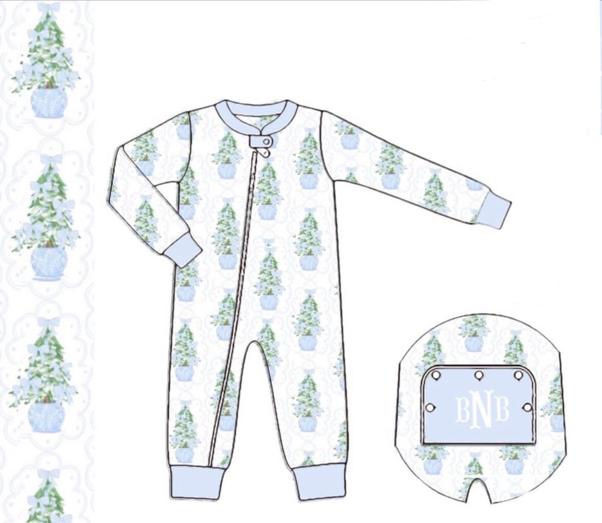 Christmas Trees Unisex Zippie