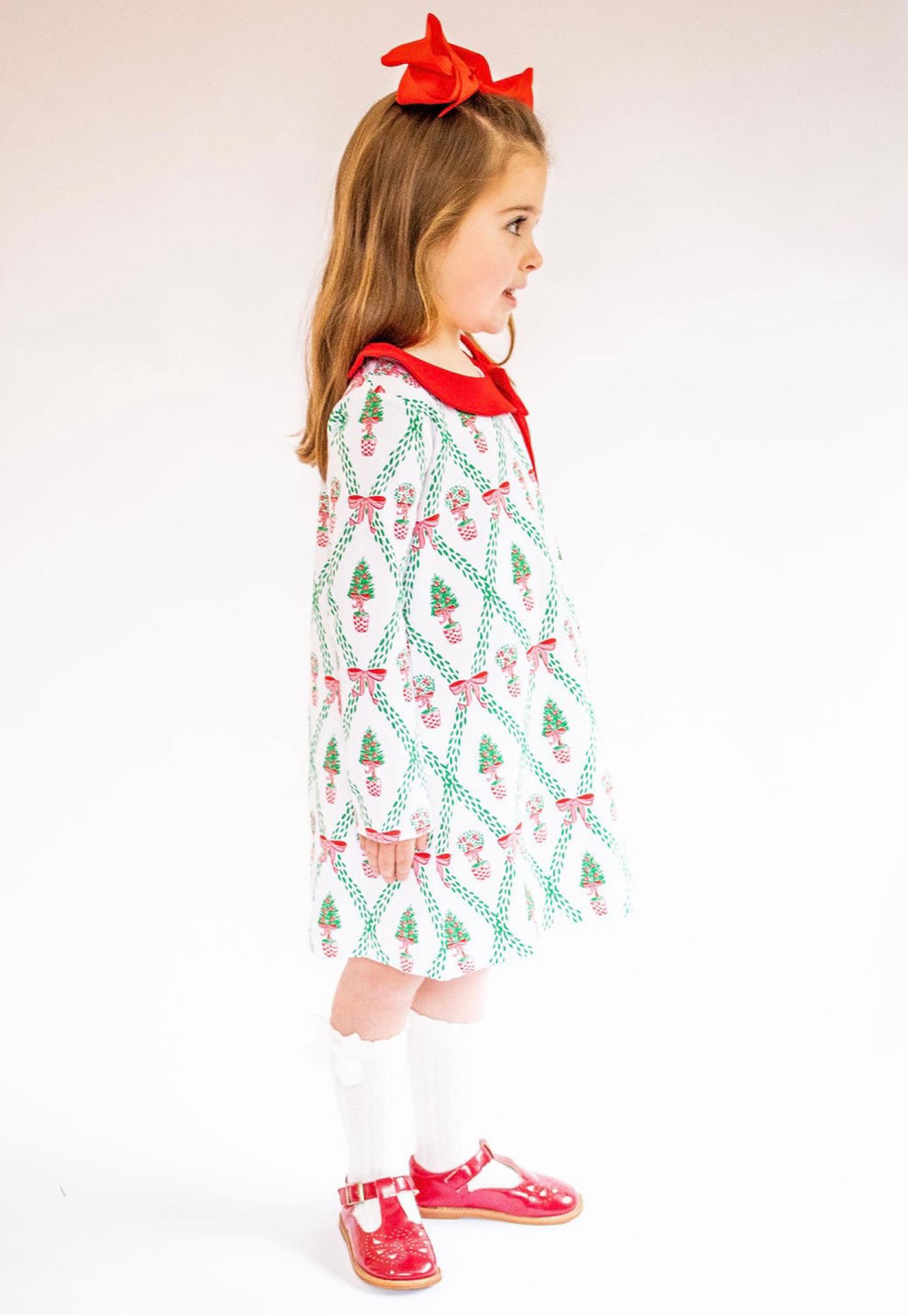 Holiday Topiary Trellis Dress