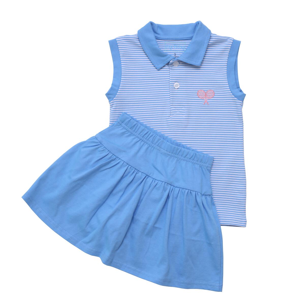 Skort- Cornflower Blue