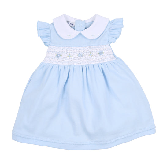 Magnolia Baby Hailey and Harry Smocked Collared Flutters Dress Set