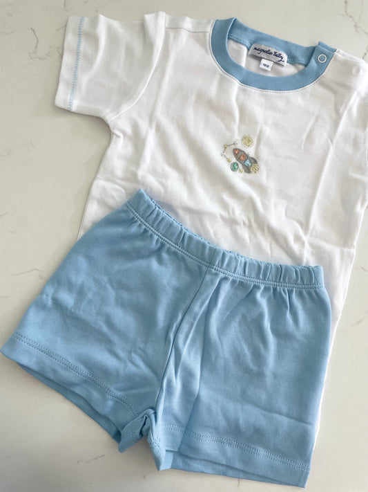 Magnolia Baby Out of this World Emb Short Set