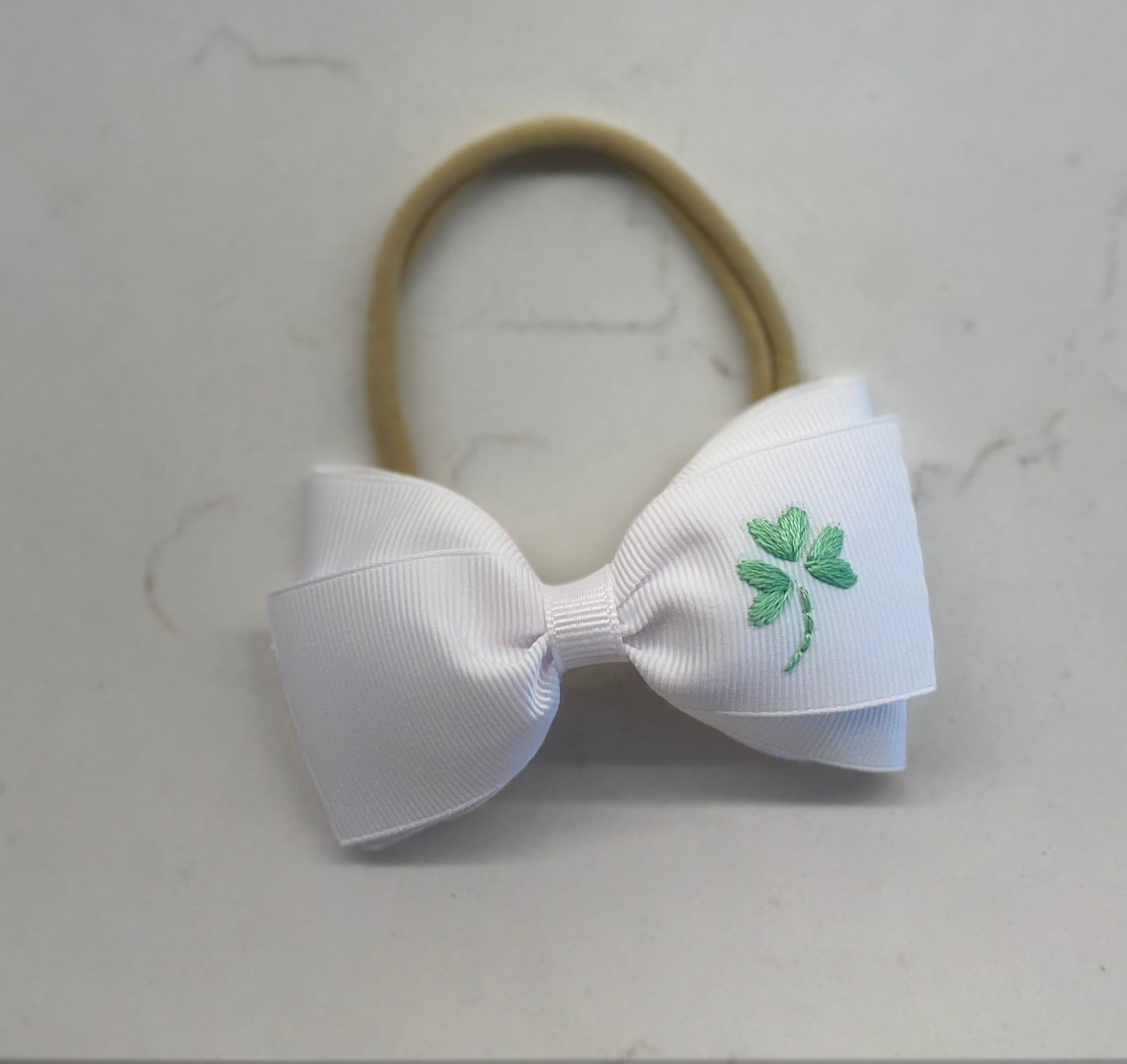 Shamrock Lottie Hand Embroidered