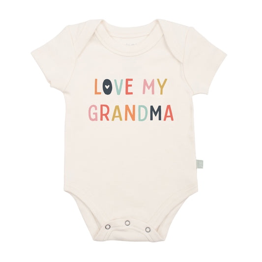 Finn & Emma graphic bodysuit - love grandma