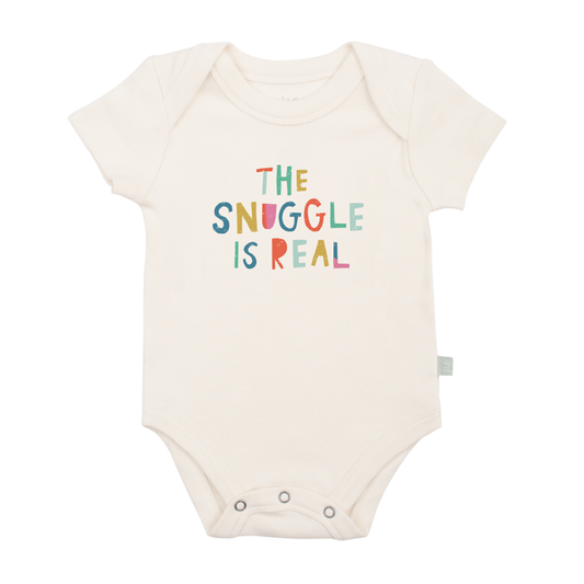 Finn & Emma graphic bodysuit - snuggle is real