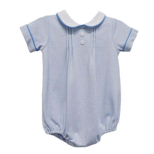 Phoenix Bubble, Light
Blue Bitty Stripe Knit