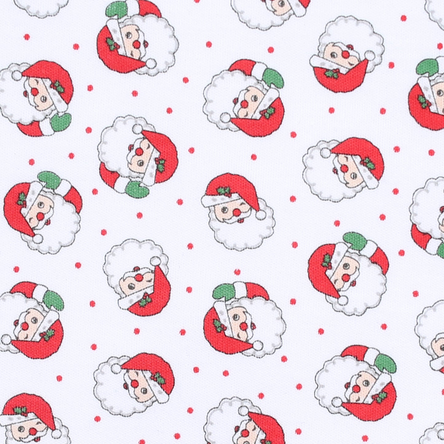 Winking Santa Printed Footie