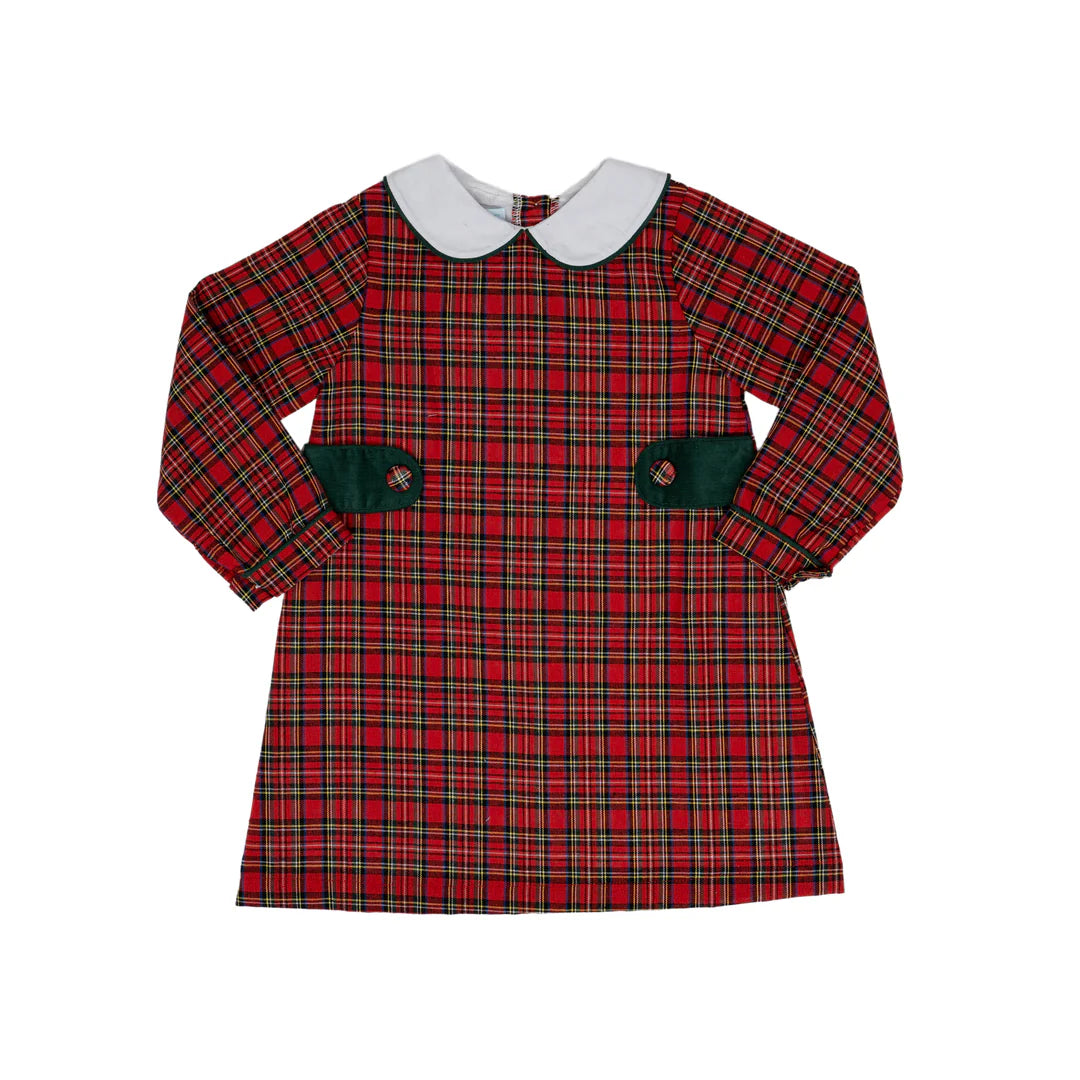 Oaklyn Red Tartan Dress