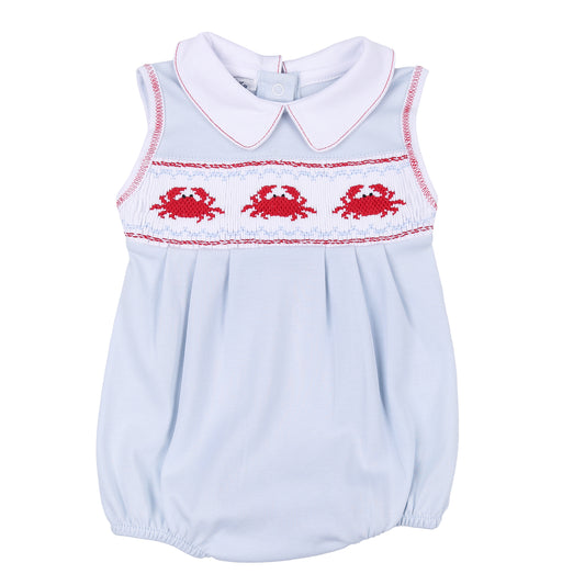 Crab Classics Smocked Collared
Sleeveless Boy Bubble