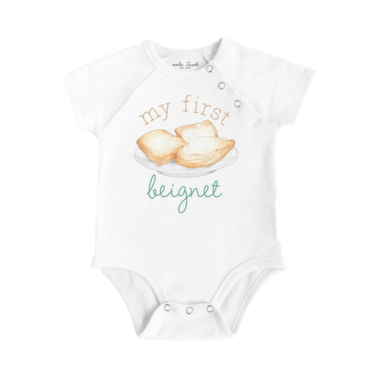 My First Beignet Organic Cotton Onesie