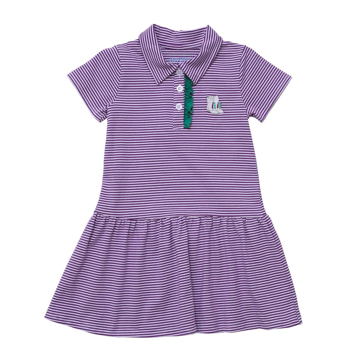 Mardi Gras Polo Dress