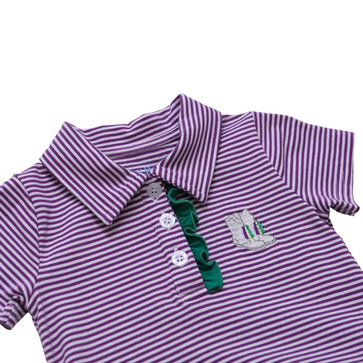 Mardi Gras Polo Dress