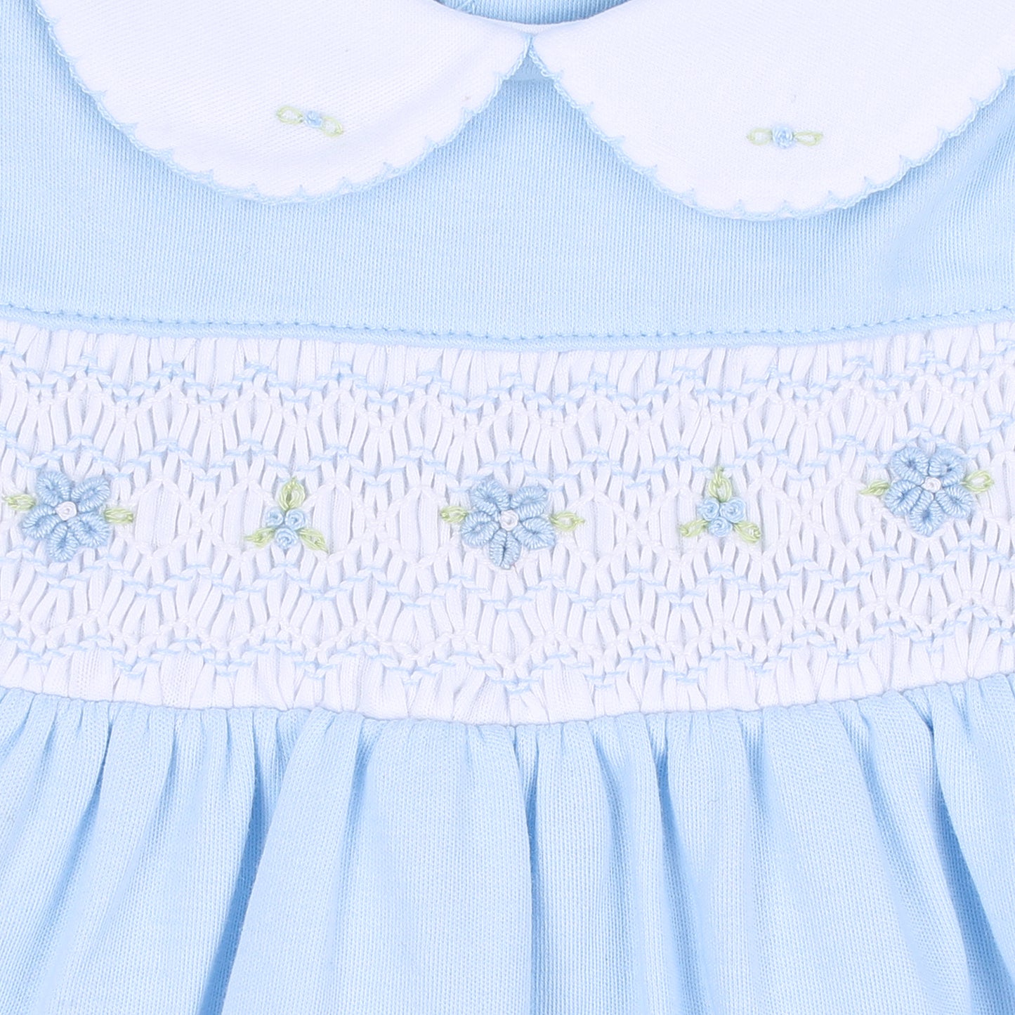 Magnolia Baby Hailey and Harry Smocked Collared Flutters Dress Set