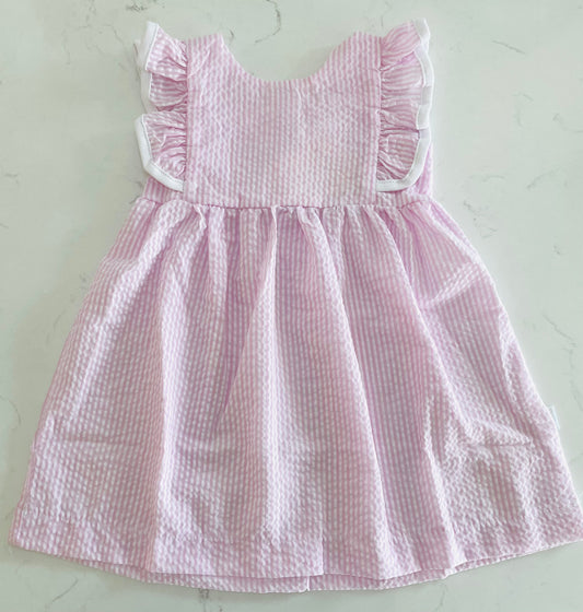 Ruffle Dress w/ Trim