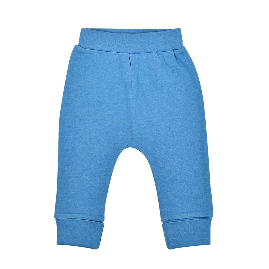 Finn & Emma cuffed pants - ripple blue