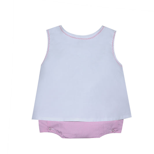 BABYSEN Bailey Diaper Set - Pink Stitch