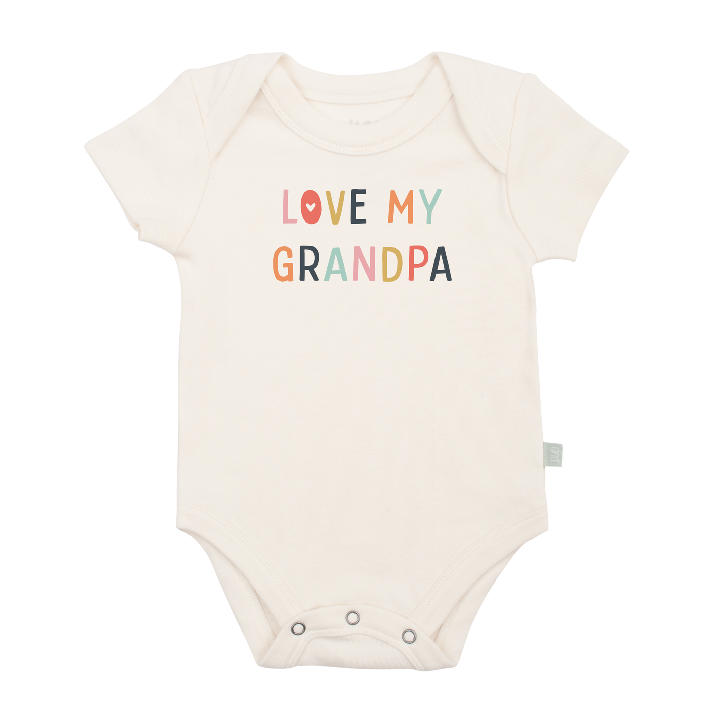 Finn & Emma graphic bodysuit - love grandpa